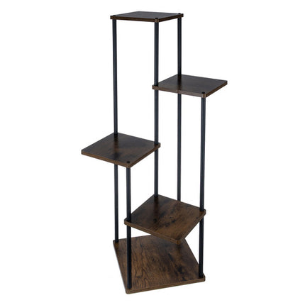 Ruhhy Industriële Bloemenstandaard - 107 cm - 5 Niveaus - Loft Stijl