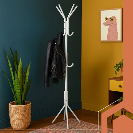 Ruhhy Staande Kledinghanger - 170 cm - Wit - 3 Niveaus