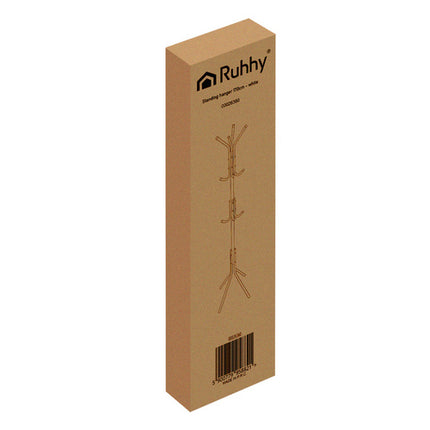 Ruhhy Staande Kledinghanger - 170 cm - Wit - 3 Niveaus