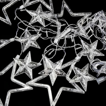 Kerstverlichting Ster - Lichtgordijn - 138 Led - 3 Meter