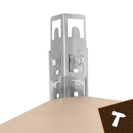 Bigstren Metalen Stellingkast - 180 x 100 x 60 cm - 5 Legborden - 1000 kg