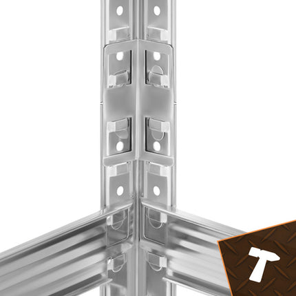 Bigstren Metalen Stellingkast - 180 x 100 x 60 cm - 5 Legborden - 1000 kg