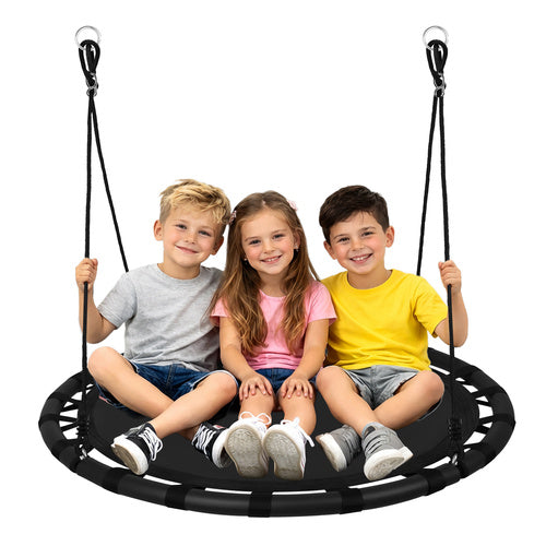 Kruzzel Ooievaarsnest Schommel - 100 cm - Zwart - 150 kg