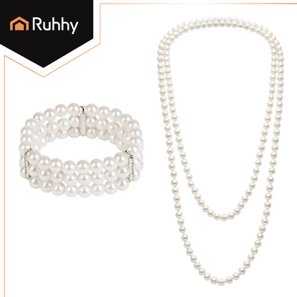 Ruhhy 26273 Dames Kostuum Set - 9-Delig - Luxe Accessoires