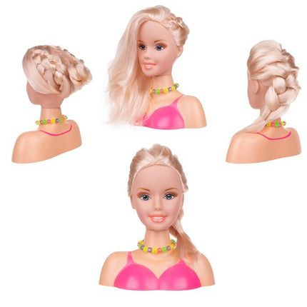 Kruzzel Kaphoofd met Haarstyling Accessoires - 15-delig