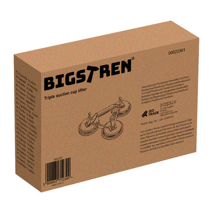 Bigstren Drievoudige Zuignap - 150 kg Draagvermogen - Aluminium