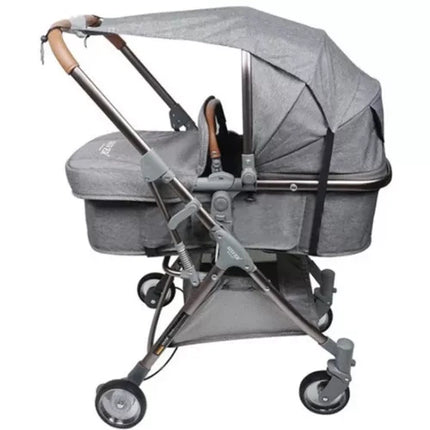 Malatec Zonnekap voor Kinderwagen - Universeel - Grijs - Verstelbaar