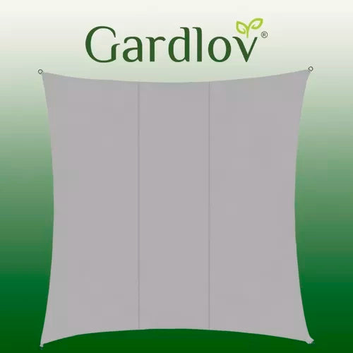 Gardlov Vierkant Schaduwdoek - 3,6 x 3,6 m - Grijs