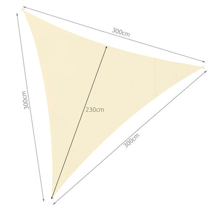 Gardlov Driehoek Schaduwdoek - 3 x 3 x 3 m - Beige