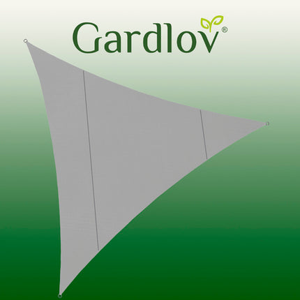 Gardlov Driehoek Schaduwdoek - 4 x 4 x 4 m - Grijs