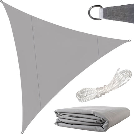 Gardlov Driehoek Schaduwdoek - 4 x 4 x 4 m - Grijs