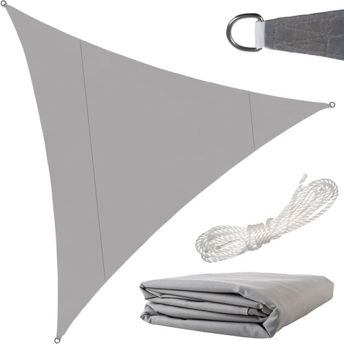 Gardlov Driehoek Schaduwdoek - 4 x 4 x 4 m - Grijs