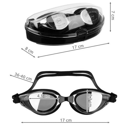 Trizand Zwembril Set - Met Oordoppen en Neusklem - Inclusief Etui