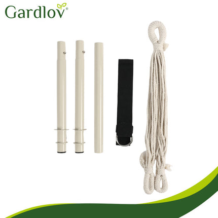 Gardlov Braziliaanse Hangstoel - 150 kg - Beige - Inclusief 2 Kussens