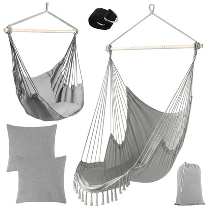 Gardlov Hangstoel - Braziliaanse Stijl - Met Voetensteun & 2 Kussens
