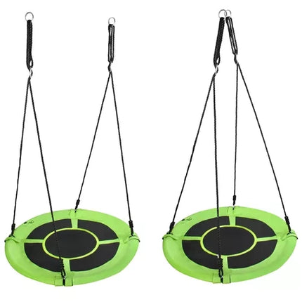 Malatec Ooievaarsnest Schommel - 120 cm - 150 kg - Groen/Zwart