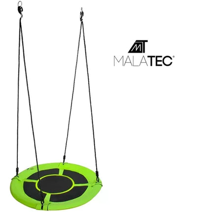 Malatec Ooievaarsnest Schommel - 120 cm - 150 kg - Groen/Zwart