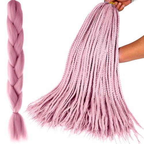 Soulima Synthetische Vlechten - 60 cm - Roze - Haarextensions