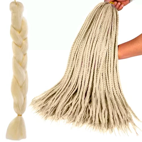 Soulima Vlechtvlecht - Lichtblond - 60 cm - Synthetisch Haar