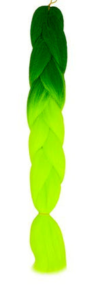 Soulima Ombre Vlechten - 60 cm - Neon Groen - Synthetisch Haar
