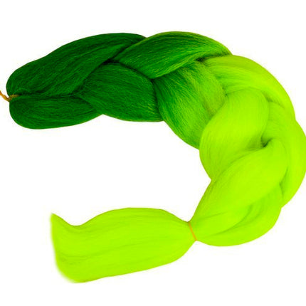 Soulima Ombre Vlechten - 60 cm - Neon Groen - Synthetisch Haar