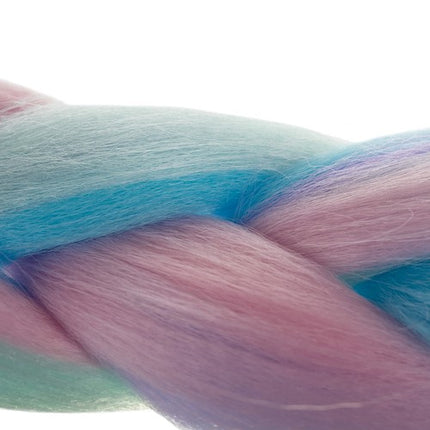 Soulima Ombre Vlechten - 60 cm - Blauw/Paars - Synthetisch Haar