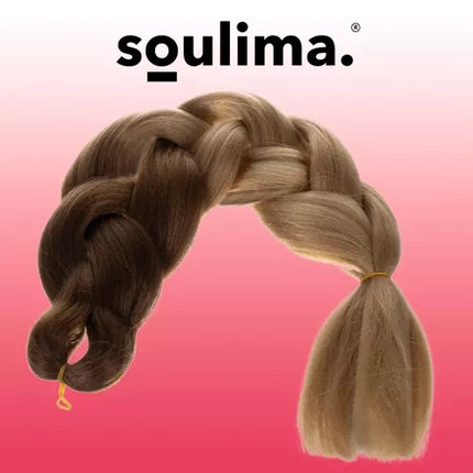 Soulima Ombre Vlechtvlecht - Blond - 60 cm - Synthetisch Haar