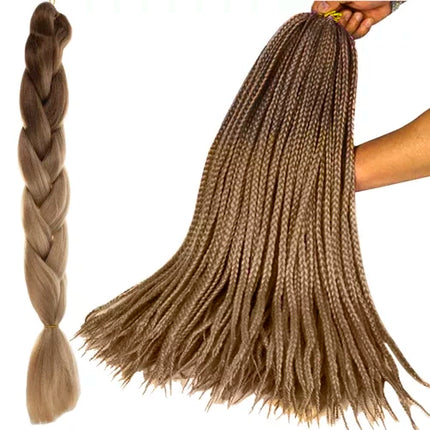 Soulima Ombre Vlechtvlecht - Blond - 60 cm - Synthetisch Haar