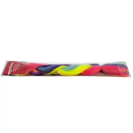 Soulima Regenboog Vlechten - 60 cm - Synthetisch Haar - Multicolor