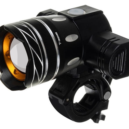Trizand T6 LED Fietsverlichtingsset - 300lm - USB Oplaadbaar - Met Zoom