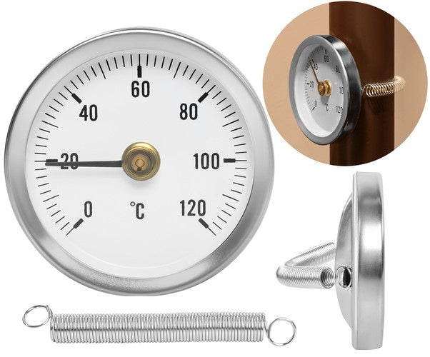 Ruhhy Buisthermometer - 0-120°C - Roestvrij Staal