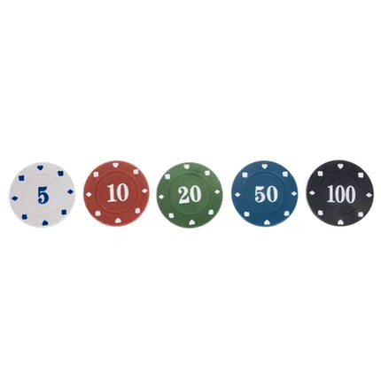 Malatec Texas Poker Set - 200 Chips - Inclusief Speelkleed en Box