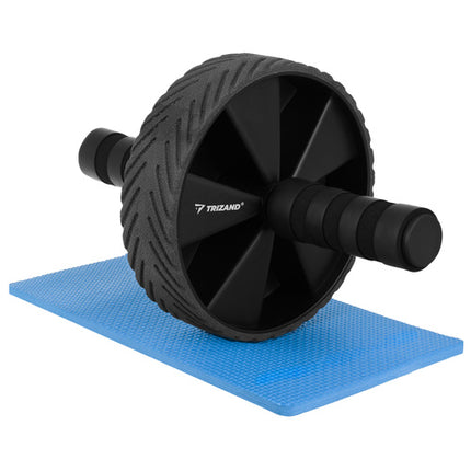 Trizand Buikspierwiel - Ab Roller - Inclusief Knie-mat - Zwart