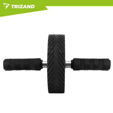 Trizand Buikspierwiel - Ab Roller - Inclusief Knie-mat - Zwart