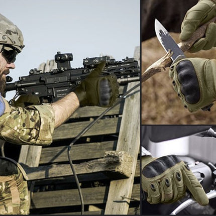 Trizand Tactische Handschoenen - Maat L - Touchscreen - Khaki