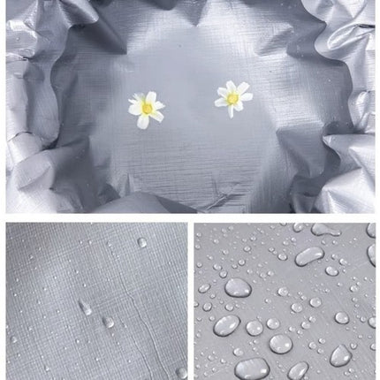 Gardlov Afdekzeil - 4 x 5 m - 120 g/m² - Zilver - Waterdicht