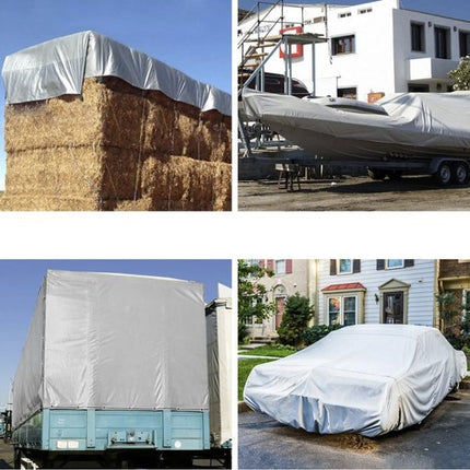 Gardlov Afdekzeil - 4 x 5 m - 120 g/m² - Zilver - Waterdicht