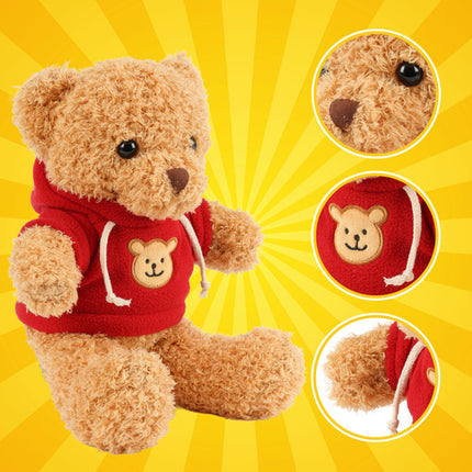 Kruzzel Teddybeer met Trui - 30 cm - Lichtbruin - Pluche Knuffel