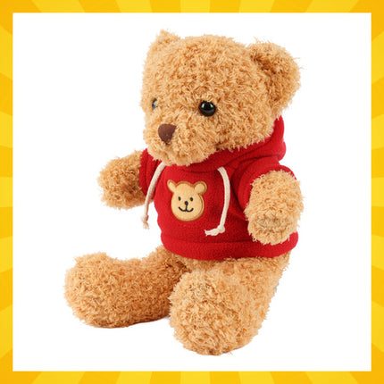 Kruzzel Teddybeer met Trui - 30 cm - Lichtbruin - Pluche Knuffel