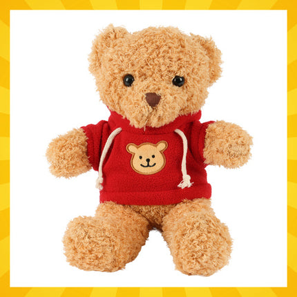 Kruzzel Teddybeer met Trui - 30 cm - Lichtbruin - Pluche Knuffel