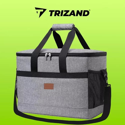 Trizand Thermotas Deluxe - 20 Liter - Inclusief Koelelementen - Grijs