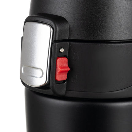 Ruhhy Thermobeker - 440 ml - RVS - Lekkervrij - Zwart