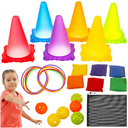 Kruzzel 3-in-1 Doelwerpspel - Sport- en Behendigheidsset voor Kinderen