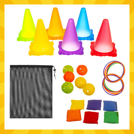 Kruzzel 3-in-1 Doelwerpspel - Sport- en Behendigheidsset voor Kinderen