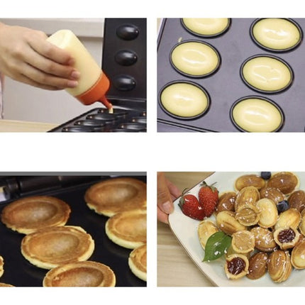 Ruhhy 22724 Notenmaker XL - 1600W - Voor 24 Halve Notenkoekjes - Zwart