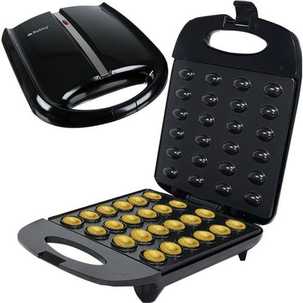 Ruhhy 22724 Notenmaker XL - 1600W - Voor 24 Halve Notenkoekjes - Zwart