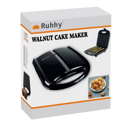 Ruhhy 22724 Notenmaker XL - 1600W - Voor 24 Halve Notenkoekjes - Zwart