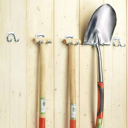 Bigstren Metalen Gereedschapshaken - 20 Stuks - 6,5 x 7 x 5,5 cm