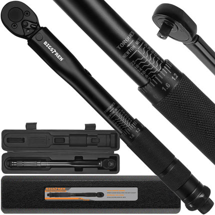 Bigstren Momentsleutel 1/4" - 2-24 Nm - Inclusief Kalibratiecertificaat