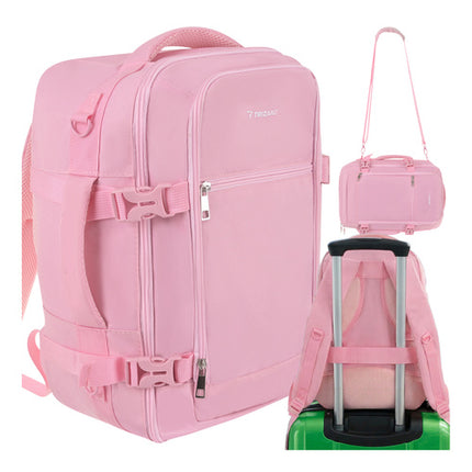 Trizand Reisrugzak 2-in-1 - 20L - Handbagage - 40 x 25 x 20 cm - Roze